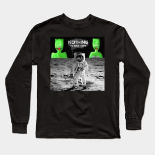 Spaceman Crypto Zombies Full Moon Aliens Long Sleeve T-Shirt